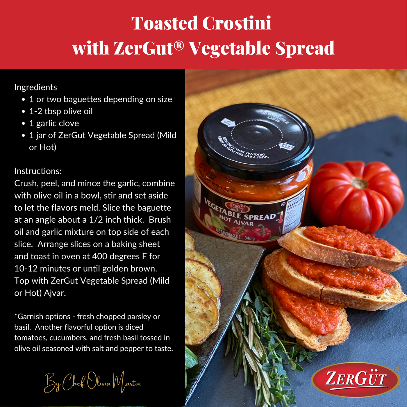 Toasted Crostini Recipe