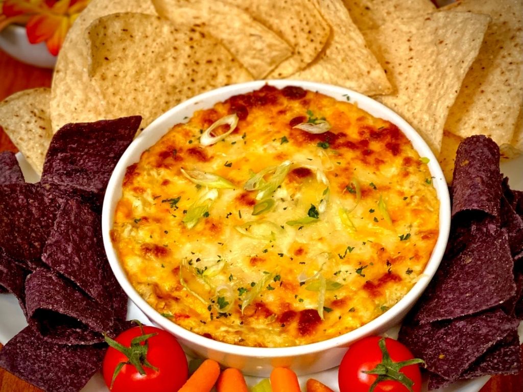 Roasted Eggplant & Artichoke Cheese Dip