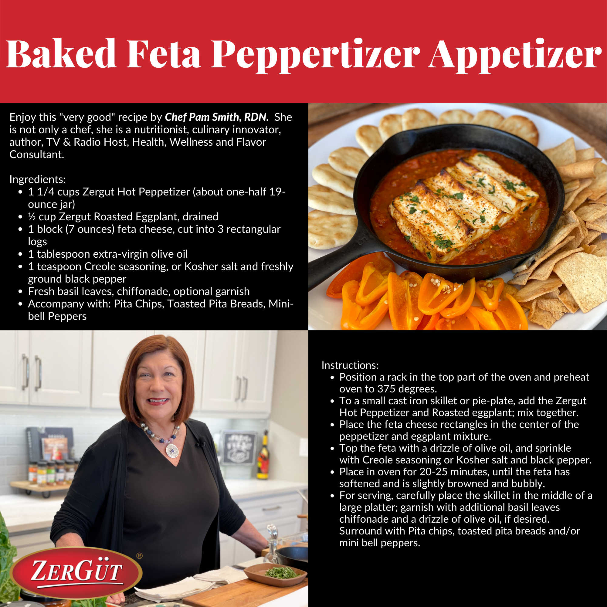 Baked Feta Peppetizer Appetizer Recipe
