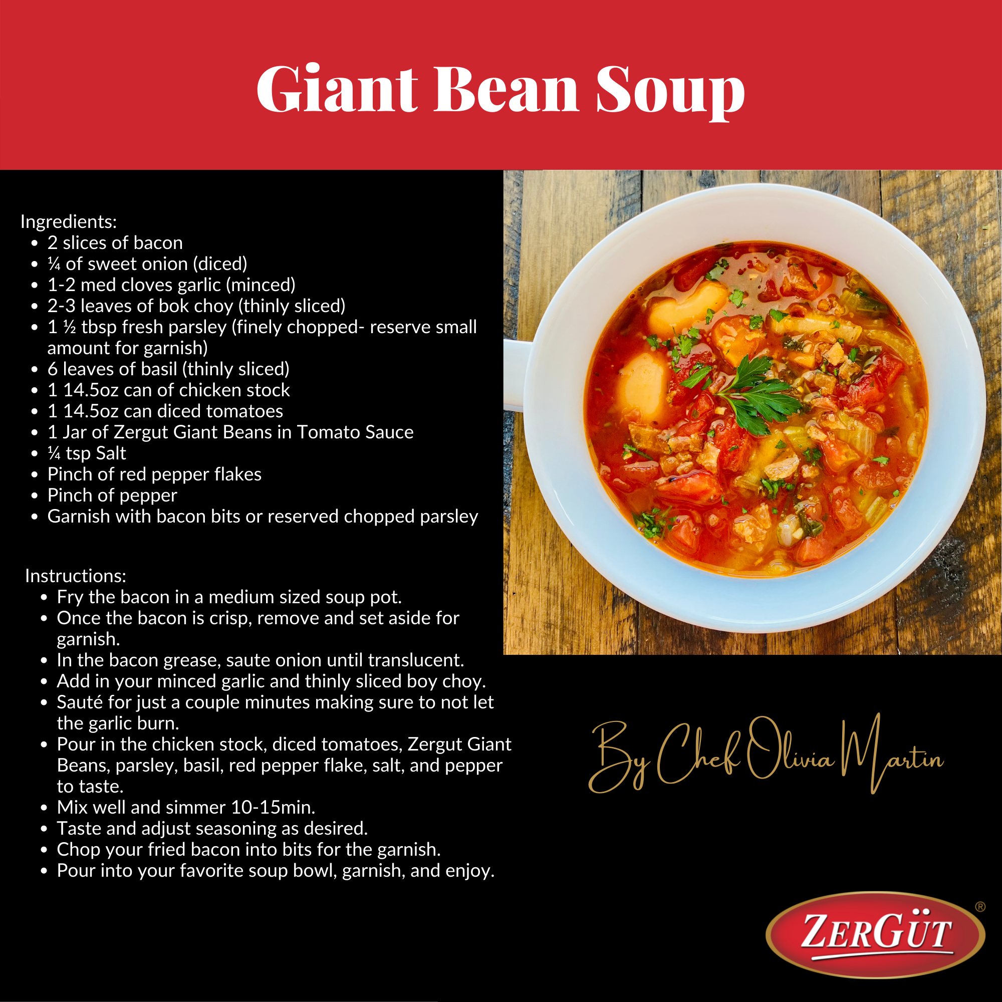 Giant Bean Soup Recipe